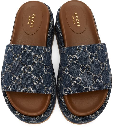 light blue gucci sandles for men|Men's Gucci Sandals, Slides & Flip.